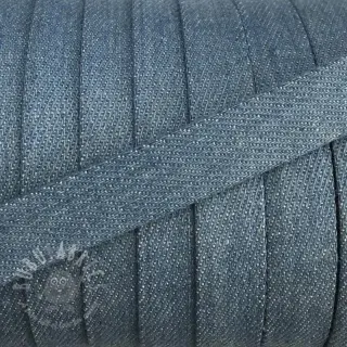 Pamučna vrpca ravna 15 mm Denim baby blue