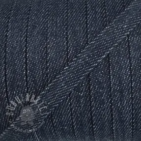 Pamučna vrpca plosnata 10 mm Denim navy