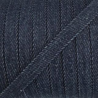 Pamučna vrpca plosnata 10 mm Denim navy