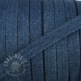 Pamučna vrpca plosnata 10 mm Denim blue