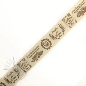 Pamučna vrpca Stamps brown