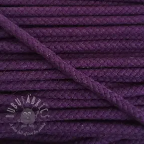 Pamučna upletena vrpca 8 mm purple