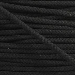 Bavlnená šnúra 8 mm black