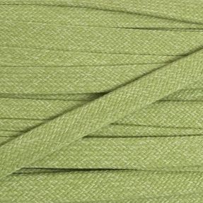 Bavlnená šnúra plochá 15 mm melange lime