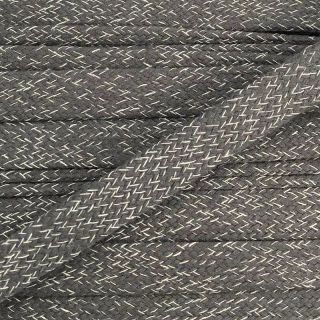 Pamučna vrpca ravna 15 mm melange grey