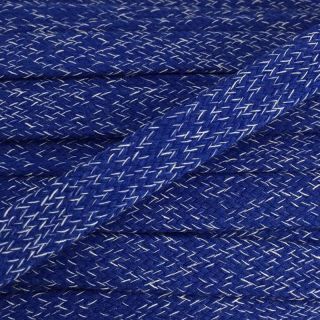 Pamučna vrpca plosnata 15 mm melange cobalt
