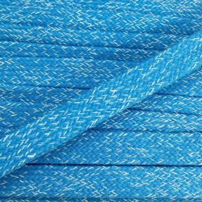 Pamučna vrpca plosnata 15 mm melange aqua