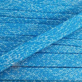 Pamučna vrpca ravna 15 mm melange aqua