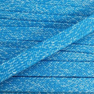 Pamučna vrpca ravna 15 mm melange aqua