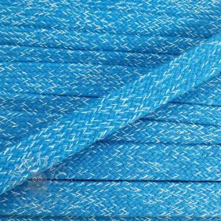 Pamučna vrpca ravna 15 mm melange aqua