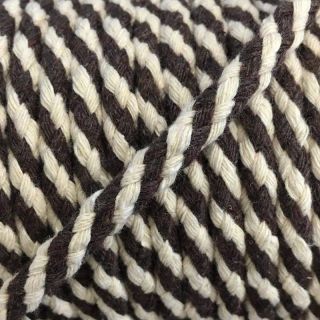 Pamučna vrpca 5 mm brown ecru