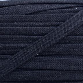 Bavlnená šnúra plochá 15 mm dark blue