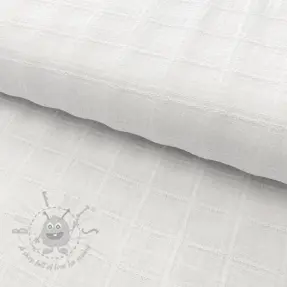 Pamuk EMBROIDERY DOBBY Square white