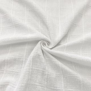 Madeira vez DOBBY Square white