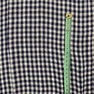 Tetra Tkanina/Muslin Double sided Checks navy