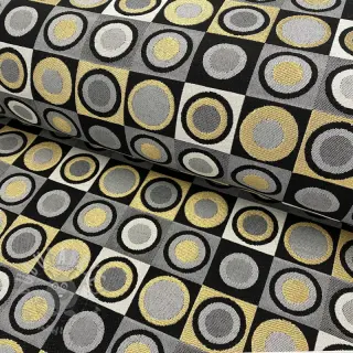 Dekorativna tkanina jacquard Round circle luxury