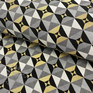 Dekorativna tkanina jacquard Diamond cube luxury