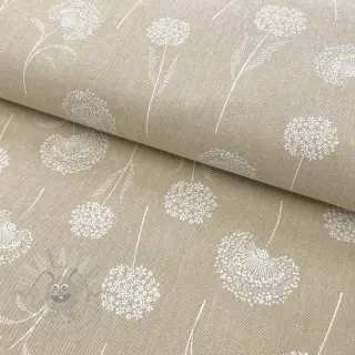 Dekorativna tkanina Linenlook Elegant dandelion natural