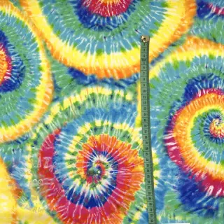 Dekorativna tkanina premium Luxe rainbow swirl digital print