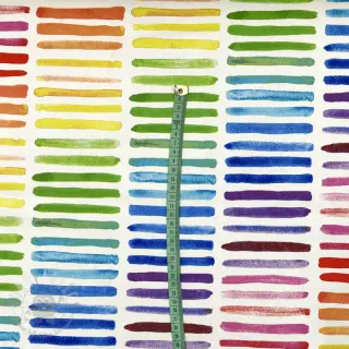 Dekorativna tkanina premium Colorful rainbow stripe