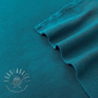 Triko materijal čupav JOGGING petrol