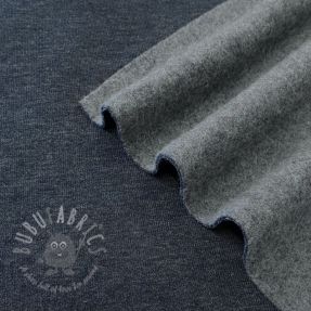 Triko materijal čupav JOGGING navy melange