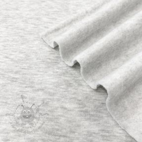 Triko materijal čupav JOGGING ecru melange