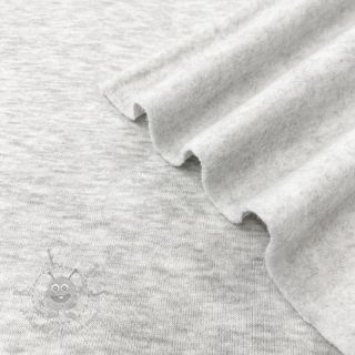 Triko materijal čupav JOGGING ecru melange