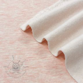 Triko materijal čupav JOGGING rose melange