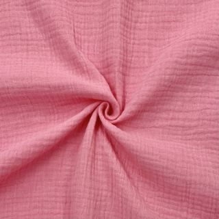 Dvostruka gaza/muslin pink ORGANIC