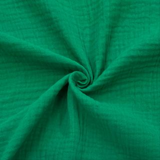 Dvostruka gaza/muslin hunter green ORGANIC