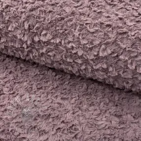 Umjetno krzno Curly mauve