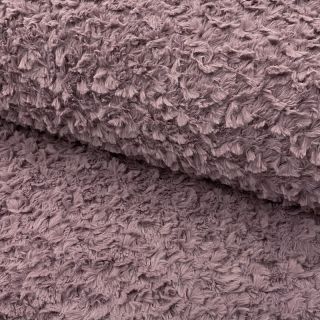 Umjetno krzno Curly mauve