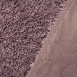 Umjetno krzno Curly mauve