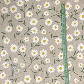 Dekorativna tkanina Linenlook Daisy sweet field