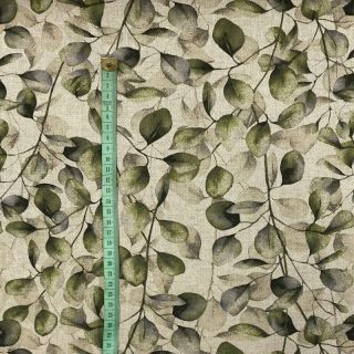 Dekoračná látka Linenlook Poplar leaves