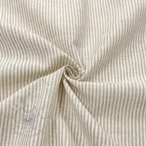 Lan s pamukom Lira medium stripe beige