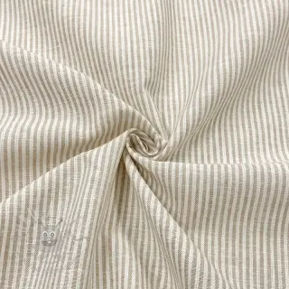 Lan s pamukom Lira medium stripe beige
