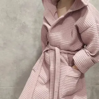 Pamučni vafel old rose