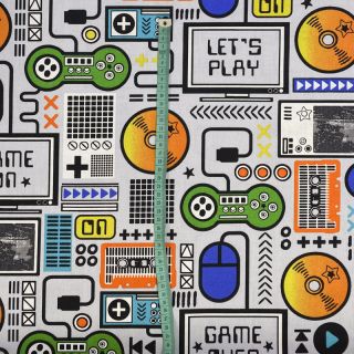 Dekorativna tkanina premium Game computer