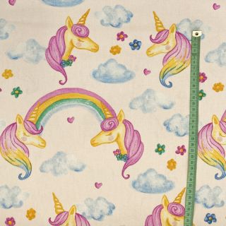 Dekorativna tkanina premium Handpaint unicorn