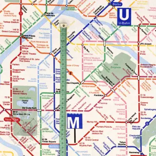 Dekorativna tkanina premium Subway underground