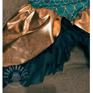 Til TUTU ROYAL SPARKLE petrol zlatna