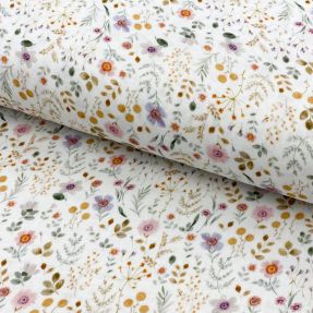 Tetra Tkanina/Muslin Lovely meadow white