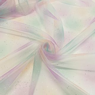 Tyl za TUTU Rainbow glitter design I