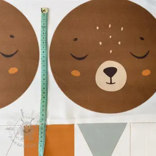 Dekorativna tkanina Kids room deco PANEL linenlook digital print