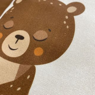 Dekorativna tkanina Kids room deco PANEL linenlook digital print