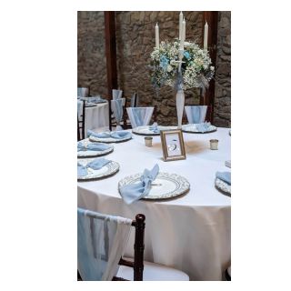 Dvoslojna gaza/muslin blue ORGANIC