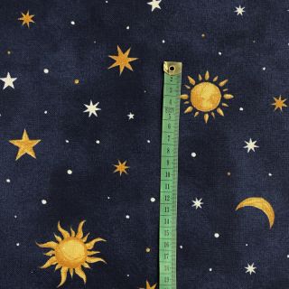 Dekorativna tkanina premium GLOW IN THE DARK Starry night