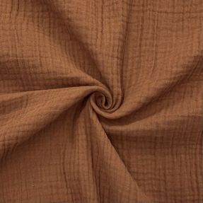 Dvoslojna gaza/muslin cognac ORGANIC